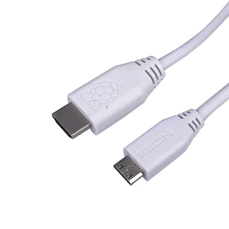 Raspberry Mini-Cable HDMI a HDMI estándar, Cable oficial de 1m para Raspberry Pi Zero / Zero W /Zero WH / Zero 2 W