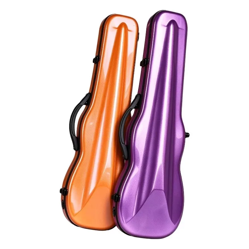 Waterproof Violin Case with Handle 1/4 Size Violin Bag Moisture Meter Shock Resistant String Storage Box Portable Instrument Bag