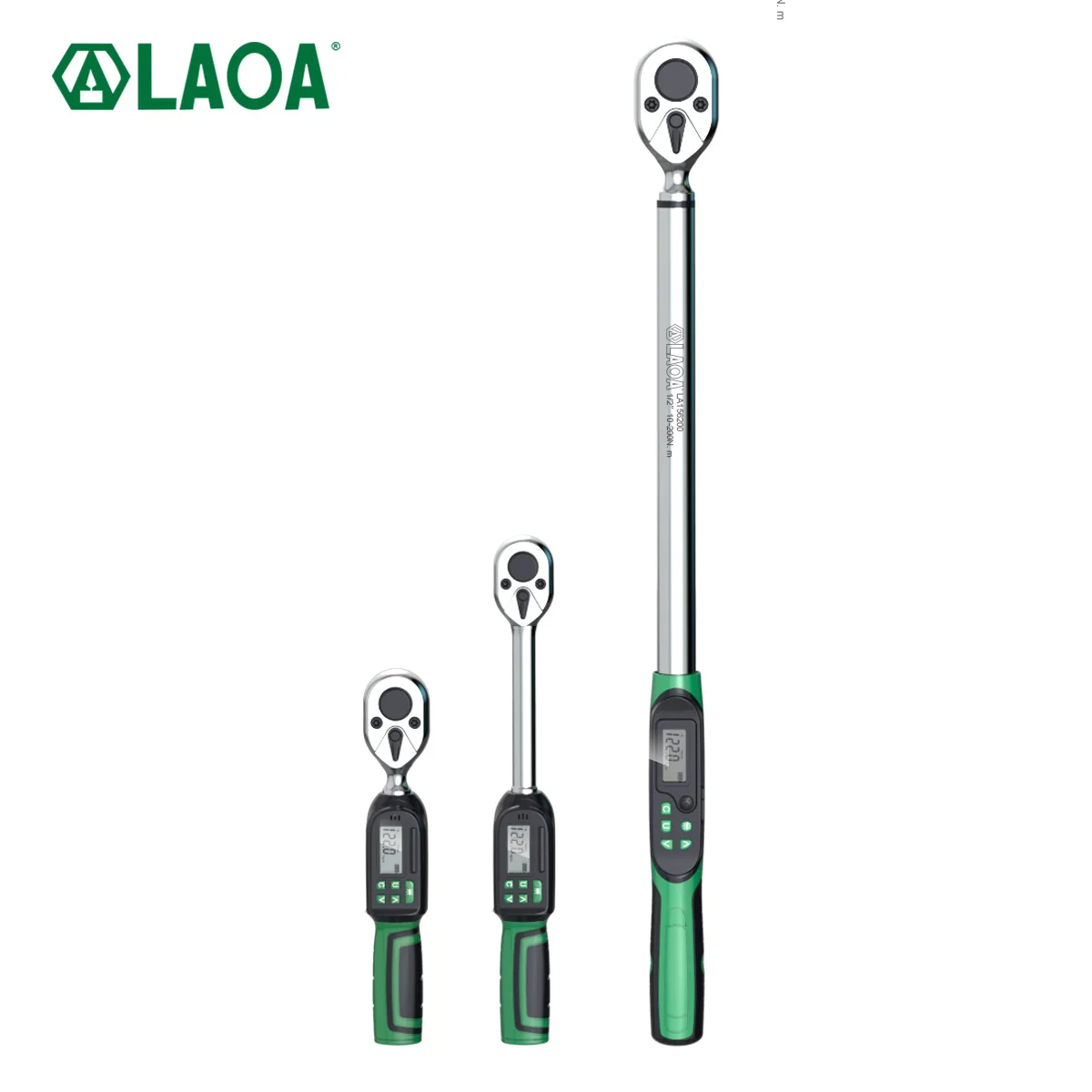 LAOA Llave dinamométrica digital de alta definición Herramienta de precisión profesional con pantalla LCD para uso mecánico industrial automotriz