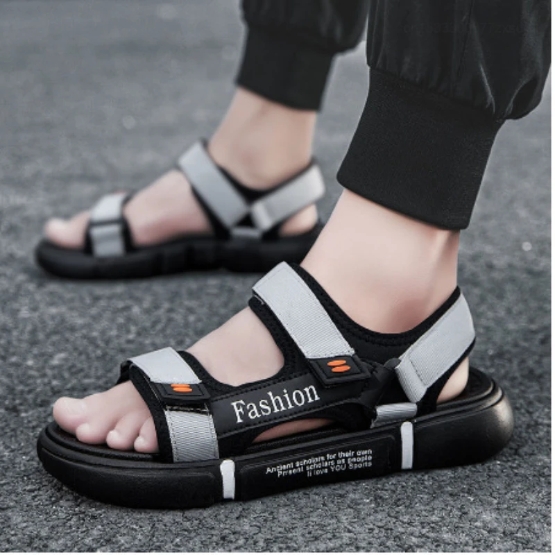 Xiaomi Summer New Casual Slippers PVC Soft Soled Skid Proof Breathable Comfortable Soild Color Size 36-45 Non-Slip Men Sandals