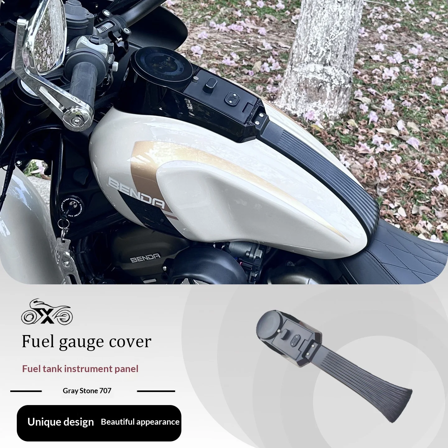 【Premium】For GrayStone 707 Fuel Tank Instrument Cover – Fuel Tank Height Increase with No Damage to Installation
