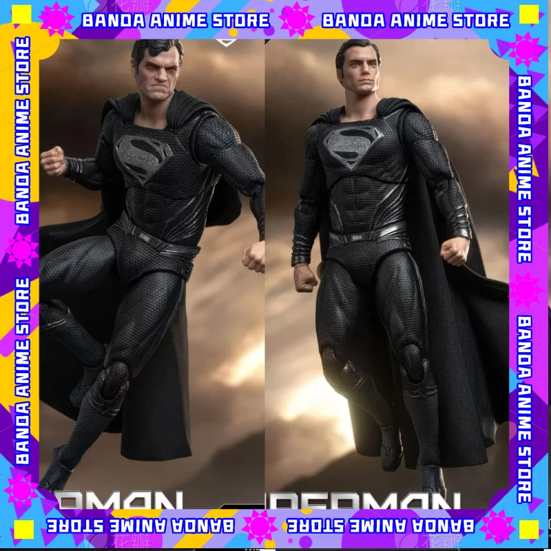 جديد Fondjoy 1/9 أسود سوبرمان 2.0 عمل الشكل تيار مستمر زاك سنيدر العدالة الدوري أنيمي تمثال تمثال نموذج مخصص ألعاب أطفال الهدايا #4
