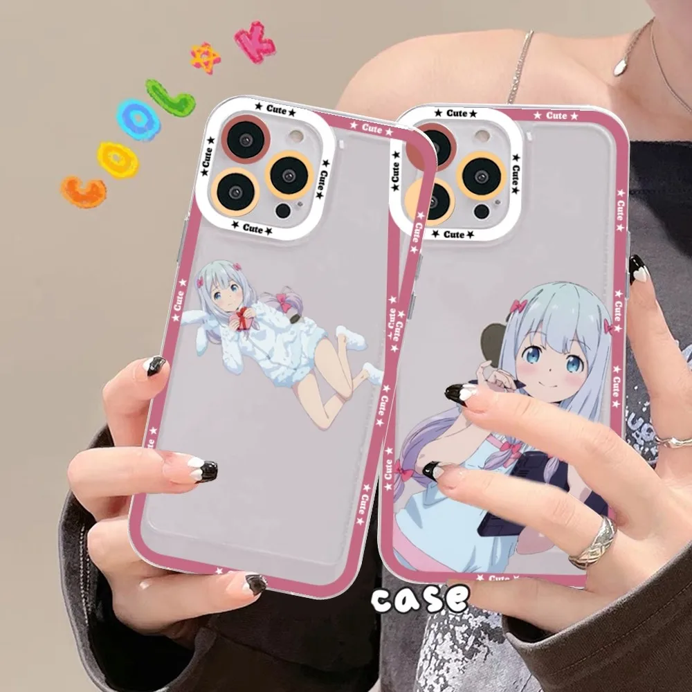 Cute Girl Izumi Sagiri Phone Case For Samsung A 10 20 30 70 13 21 32 72 22 51 52 53 71 73 32 4g 32 5g Fundas