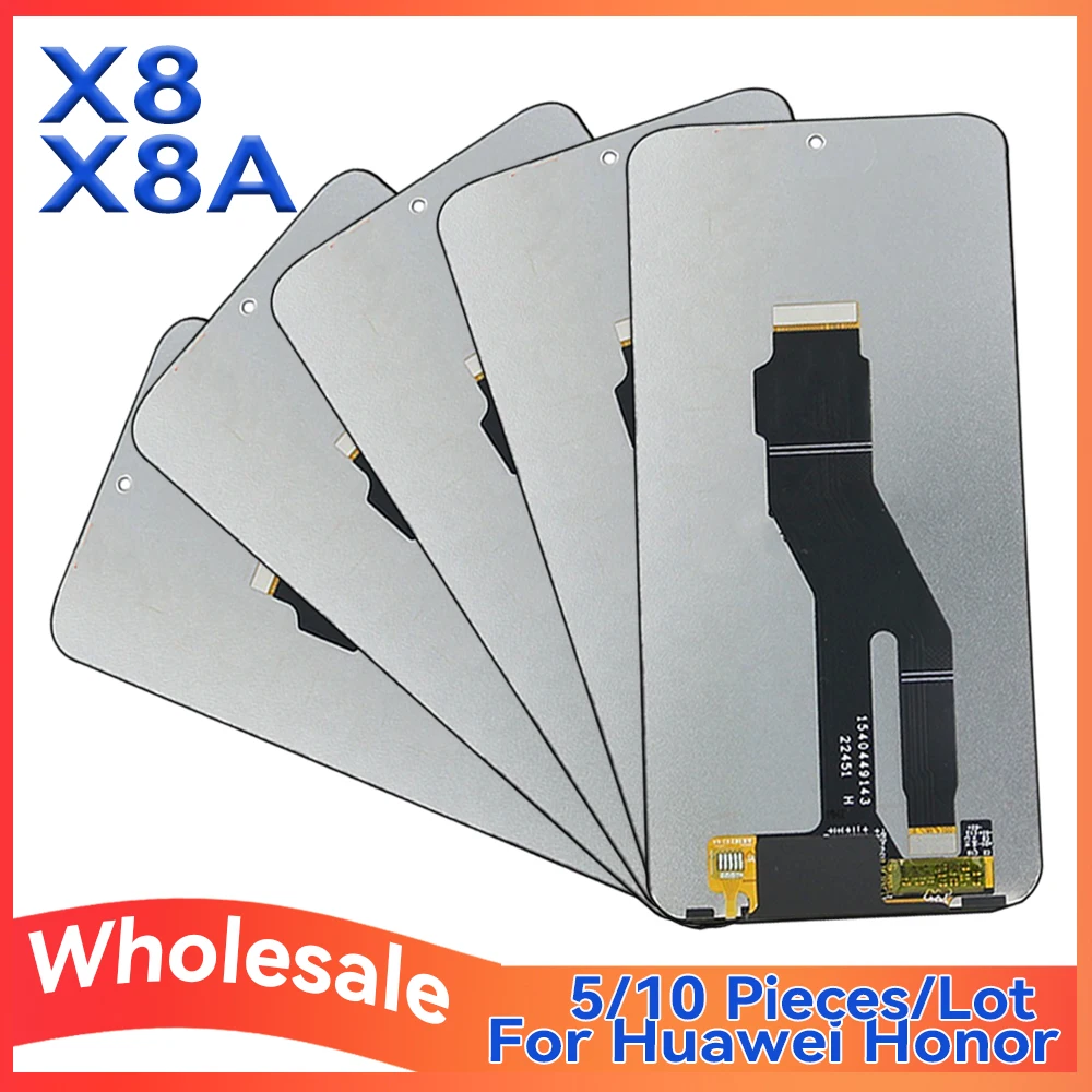 

Wholesale 5/10 Pieces Lot For Huawei Honor X8 4G 5G Screen LCD Display Touch Assembly For Honor X8A