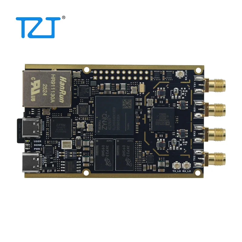 Tzt 70mhz-6ghz Zynq7020 + ad9363/zynq7010 + ad9363 Sdr لوحة تطوير الراديو المحددة لـ Pluto Sdr Matlab