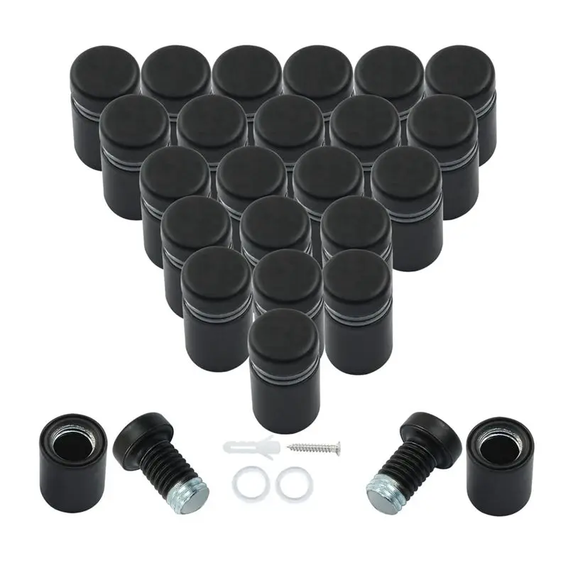 EVENTS DAY 24Pcs 1/2 Inch X 0.78 Inch Sign Bracket Screws, Bracket Screws, Bracket Mounting Hardware Wall Mount Bracket