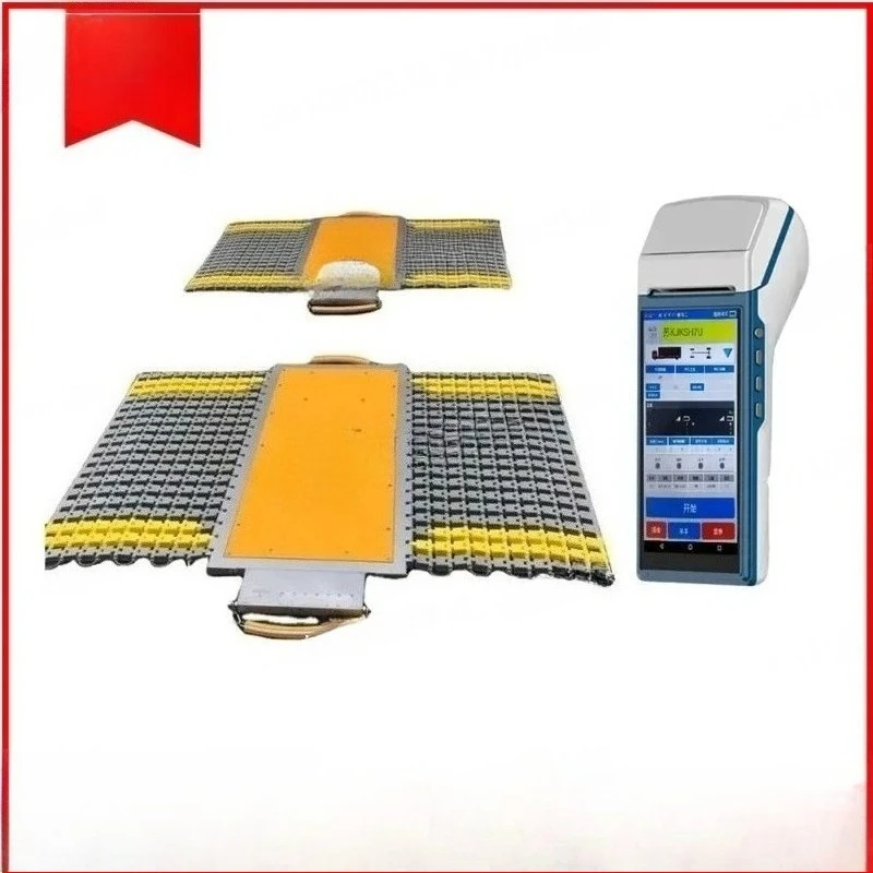 Mobile construction site 100 tons folding electronic scale, portable weighbridge