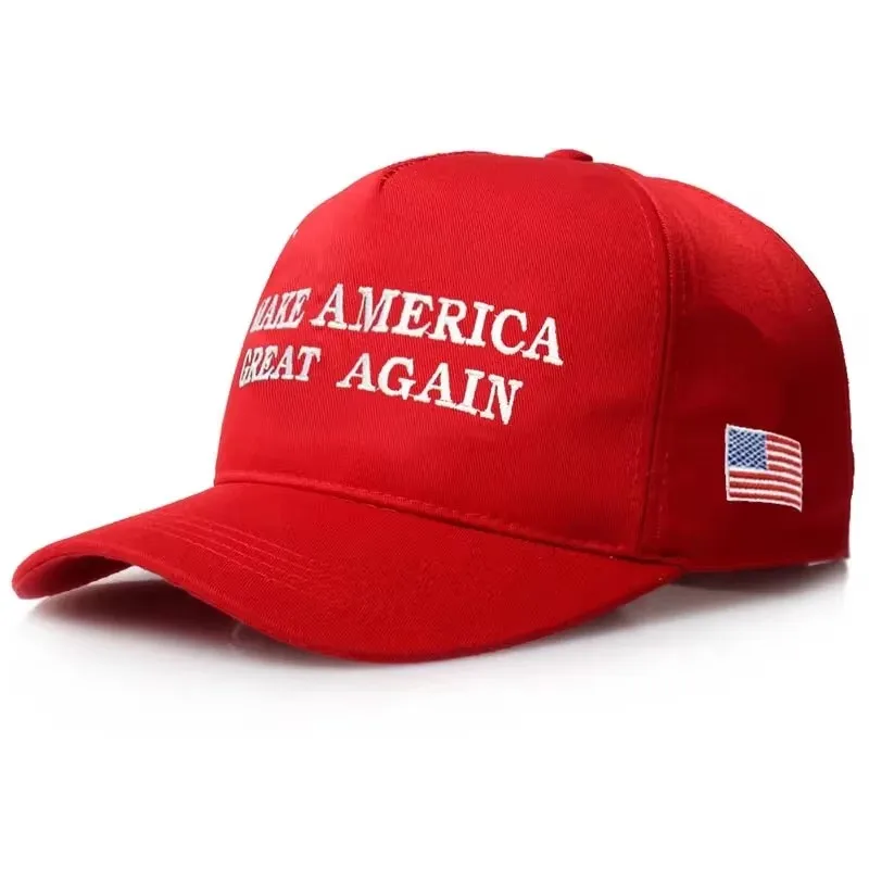 New Style Makes America Great Again Baseball Cap Solid Color Embroidered Sunshade and Sun Protection Cap Wholesale