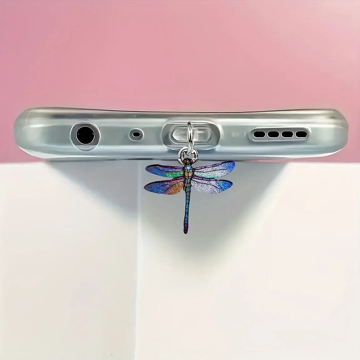 Милий 2D Плоский Акриловий Захист від Пилу USB-C Порту Бабка - zdjęcie 1