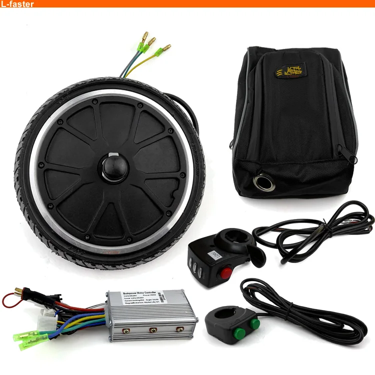 48V 250W 8 Inch Adult Scooter Electric Motor Wheel Conversion Kit With Ultrathin Brushless Hub Motor Regenerative Braking System