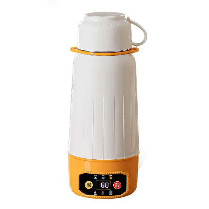 Custom Portable Car Heating Mug Integrated Thermal Electric Water Kettle For Travel Vehicle Use