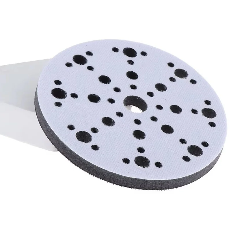 DT16 Hook Loop Interface Pad 2-Pack 6 Inch 150mm 49-Hole Soft Sponge Buffer for Sander Backing Pad Orbital Sander Accessory