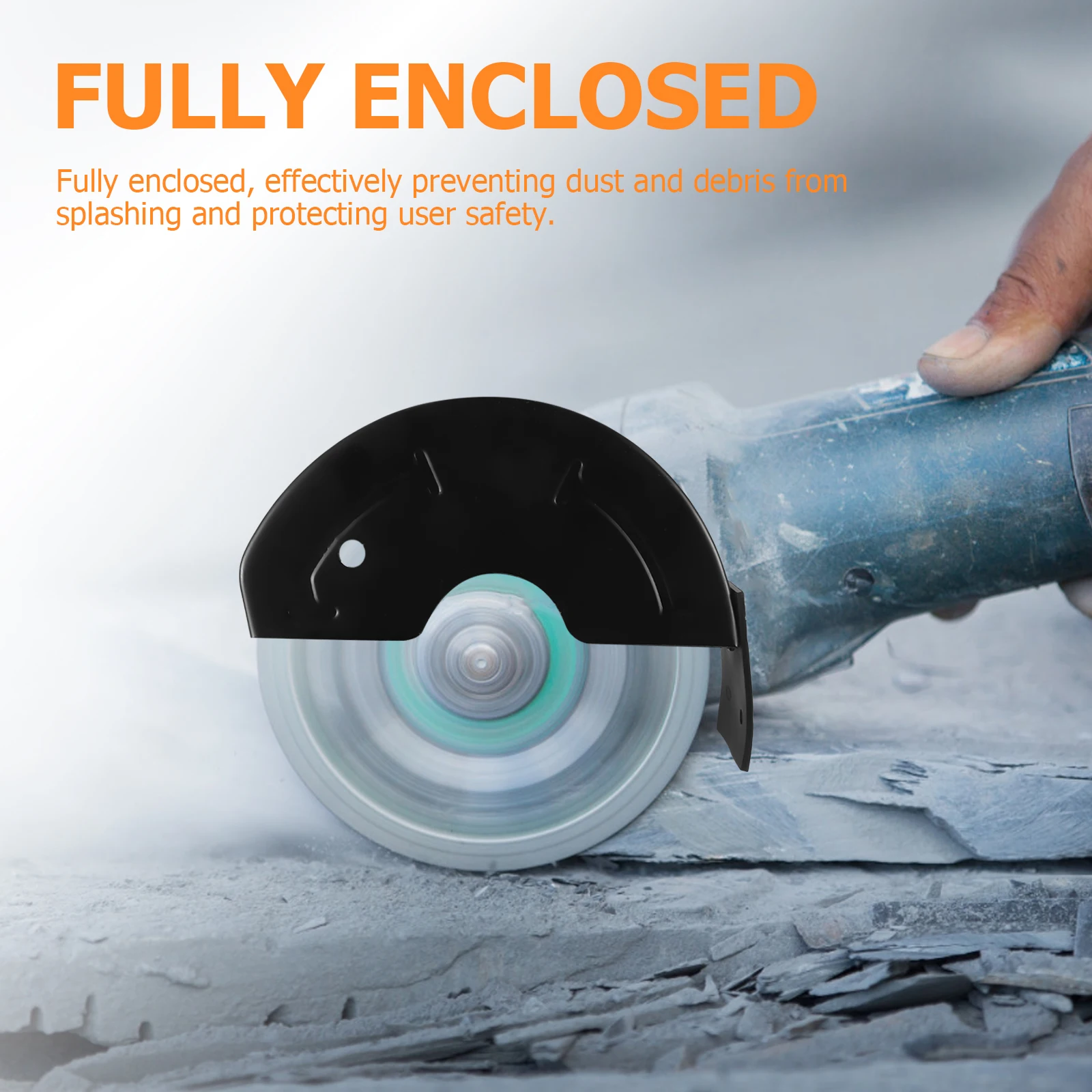 

Angle Grinders Protective Cover Full Enclosed Dust Proof Safety Guard for Electric Plastic Wheel Shield Angle Grinders Protector