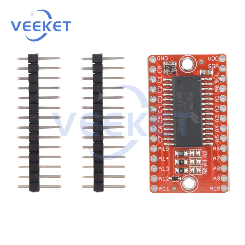 HT16K33 Multifunctional LED Controller Drivers 16-step Dimming 4.5V-5.5V Integrated RC Oscillator For Display Data Storage