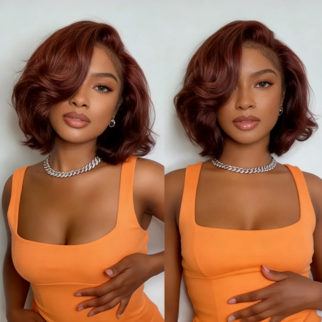 

Body Wave Remy Hair Wig Pre Plucked Fake Scalp 18 Inch 200 Density 13x4 Lace Front Glueless No Tangle Natural Hairline For Women