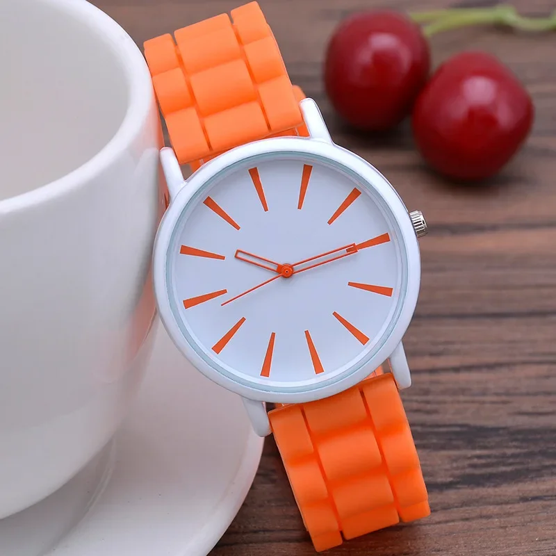 

Fashion Ultra-thin Hollow Out Pointer Silicone Watch for Girls Female Student Watch Jelly Ladies Quartz Watch reloj para mujer