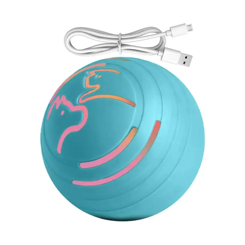 Rolling Smart Ball Rolling Cats Dogs Automatic Moving Bouncing Ball Bite Resistant Interactive Bouncing Power Pet Ball For Small