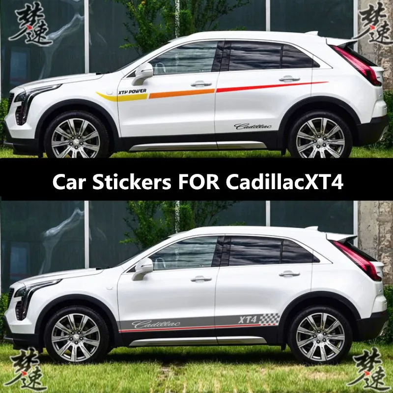 

New Car Stickers FOR CadillacXT4 XT5 body exterior trim personalized custom fashion sports decal film accessories