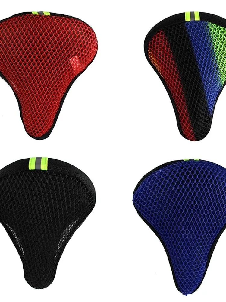AliExpress NONE Accessories Honeycomb Design Breathable Saddles Bike Cushion Cover 3D Soft Cycling Cushion Bike Seat Cover Bicycle Saddle Cover