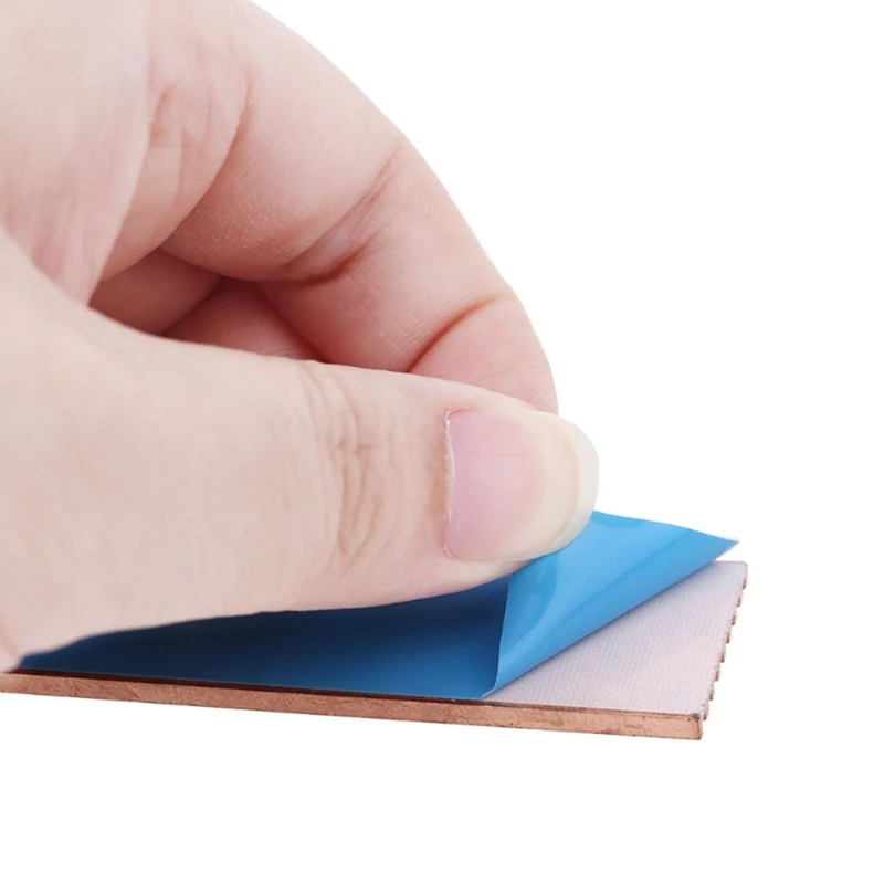 Pure Copper Heatsink Cooler Heat Sink Thermal Conductive Adhesive For M.2 2280 PCI-E NVME SSD 2Mm