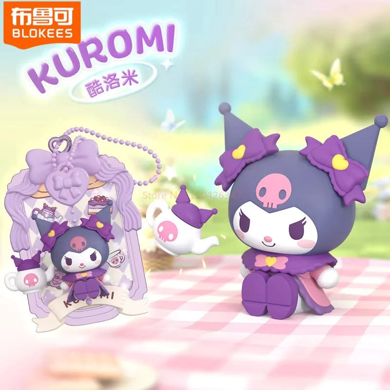 

Hot Sale Blokees Sanrio Sweet Afternoon Tea Series Mini Blind Box My Melody Pompompurin Anime Figures Collect Model Pendant Gift