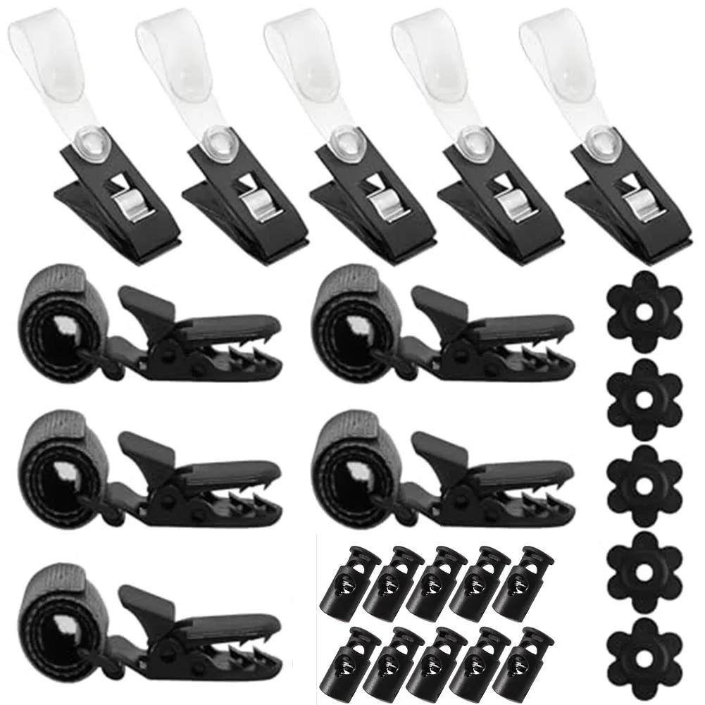 25Pcs Wind-Resistant Clips for Garden Flags Banners Outdoor Decor Applications Built for Long-Term Outdoor Use