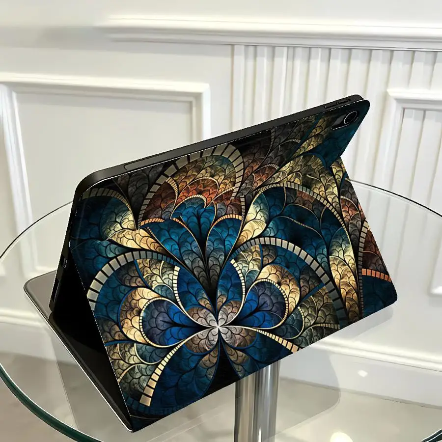 Iridescent Art Case for Honor Pad X9A V9 X10 GT2 V6 V8 X8 Pro V7 X9B Max GT MagicPad 2 3 9 10 20 Pro 8 with Pencil Slot X8A X10