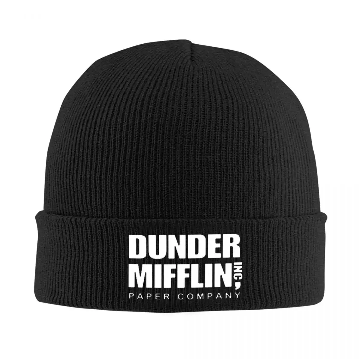 

DUNDER MIFFLIN PAPER INC облегающие шапочки для офисного ТВ-шоу облегающие шапки зимняя теплая вязаная шапка шляпа Лыжная шапка для улицы