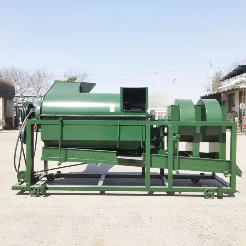 machine Diesel-electric dual-purpose sorghum threshing machine Red bean threshing machine New broad bean threshing machine