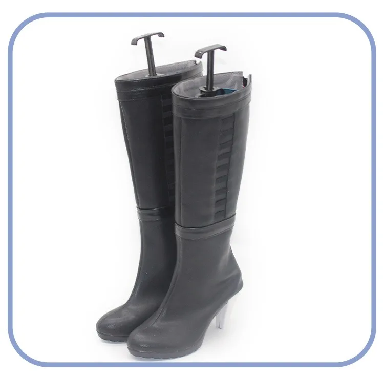 Amemiya Darumi Cosplay Shoes big size PU Leather Shoes Halloween party black high heels Boots Custom Made