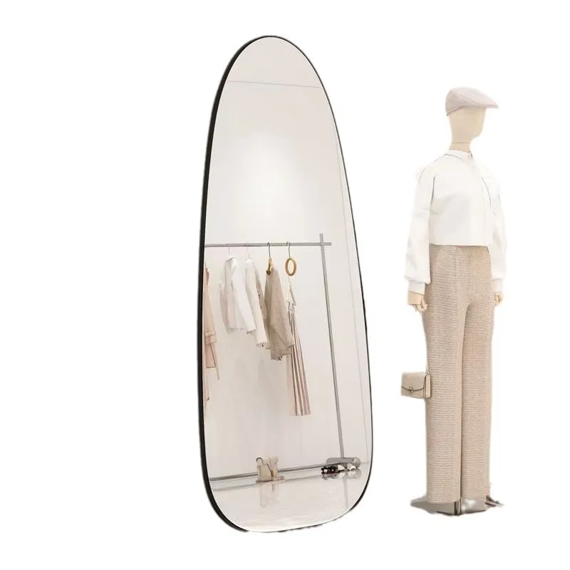 

High-value full-length Floor-to-ceiling Wall-mounted full-length Full-length mirror Clothing store special-