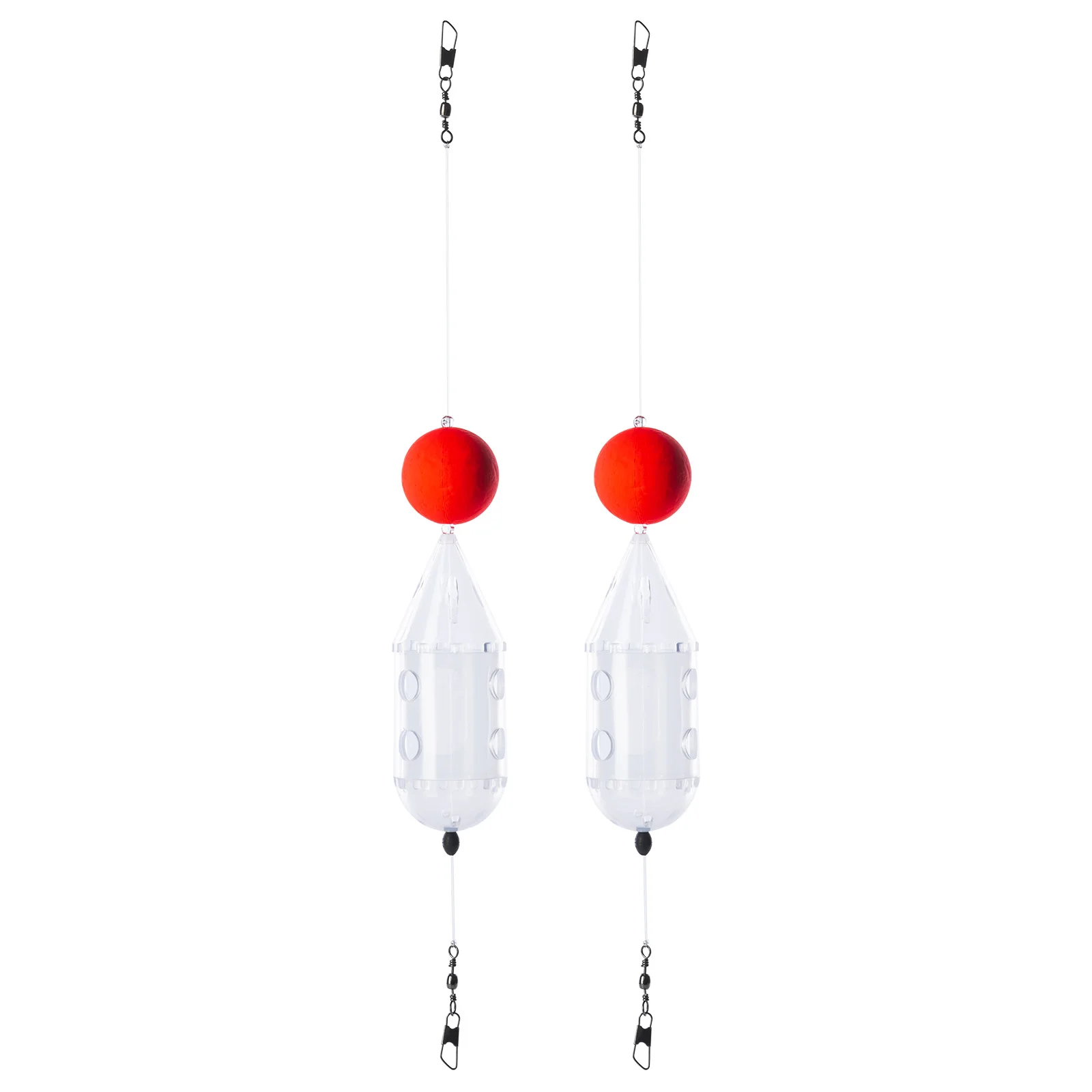 

Goture 2-4pcs/set White Hollow Carp Fishing Bait Cage Trap Basket Feeder Holder Portable Fishing Lure Cage High Quality Durable