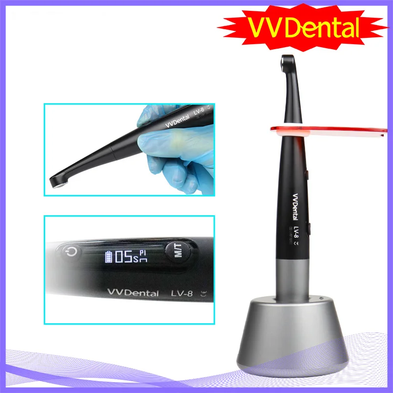 vvdental歯科用光重合ランプ3s歯科用led硬化ランプledレジン硬化ライト歯科器具矯正歯科