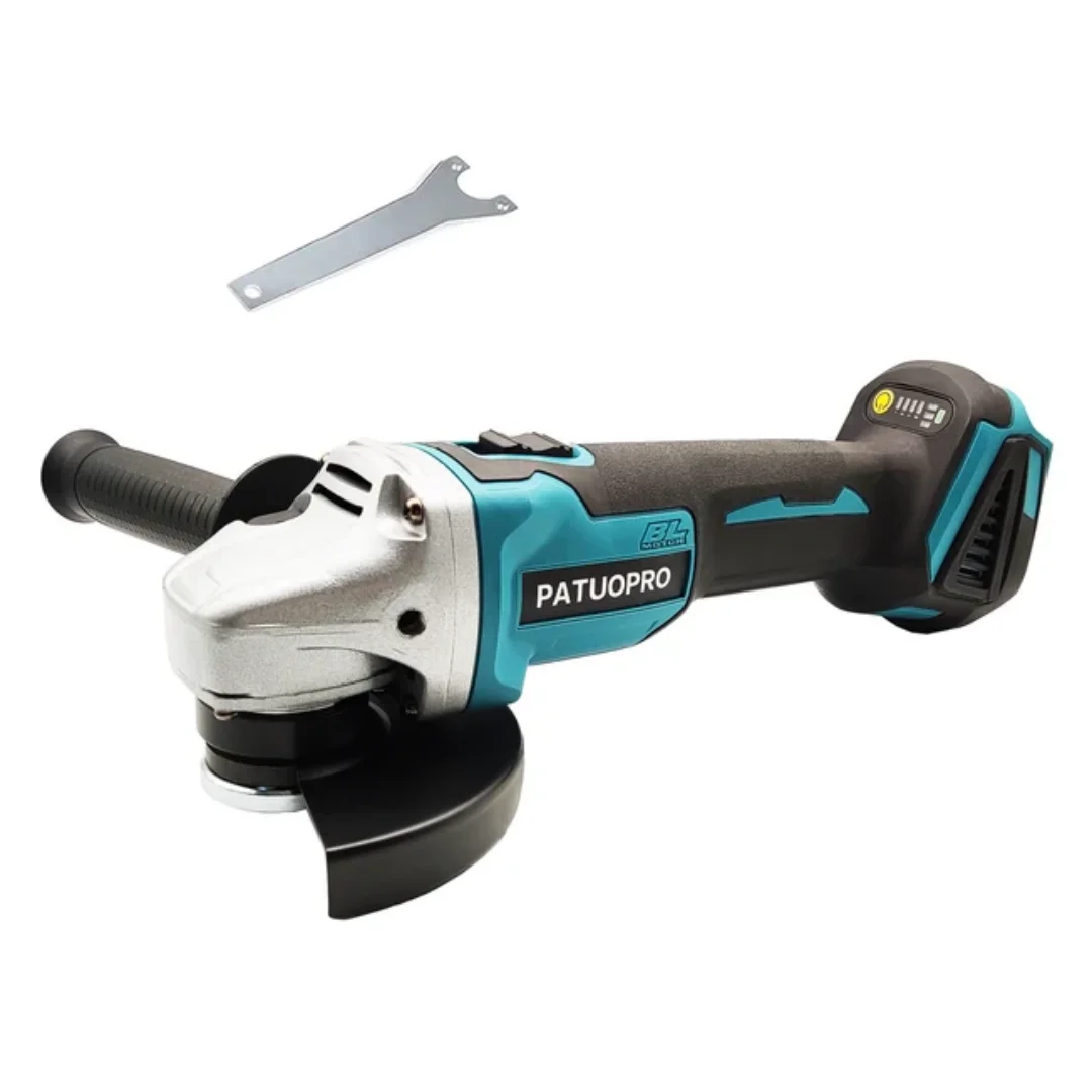 Amoladora angular sin escobillas M14 de 125mm, máquina de corte eléctrica inalámbrica, herramienta eléctrica de pulido para batería Makita de 18V