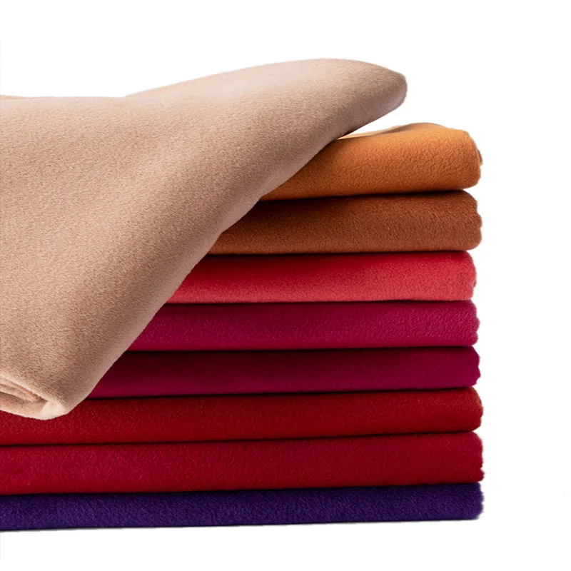 Good Wide 1PCS 150cmx50cm 100% Wool Fabric Autumn /Winter Single-sided Cashmere Coat Fabric Thick Wool Fabric Sewing Outerwear