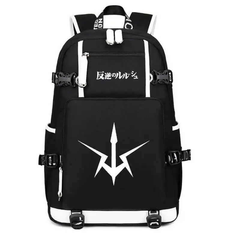 

Аниме игра дышащая сетка черный Code Geass Lelouch Of The Rebellion Hangyaku No Lelouch школьные сумки рюкзаки для девочек и мальчиков
