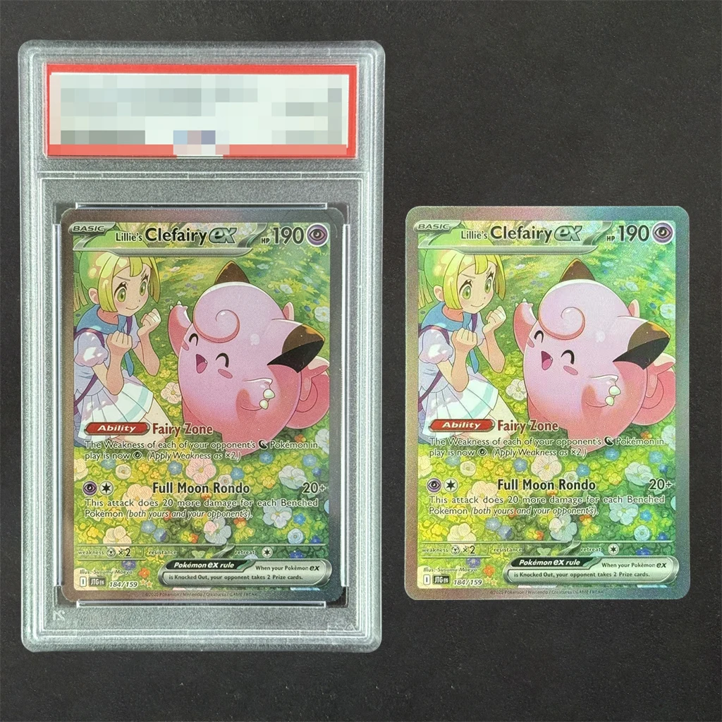 

Diy 2025 Pokemon EN-Journey Together #184 Lillie's Clefairy Ex Graded Cards Special ILLUSTRATION RARE Graded Collectible Cards