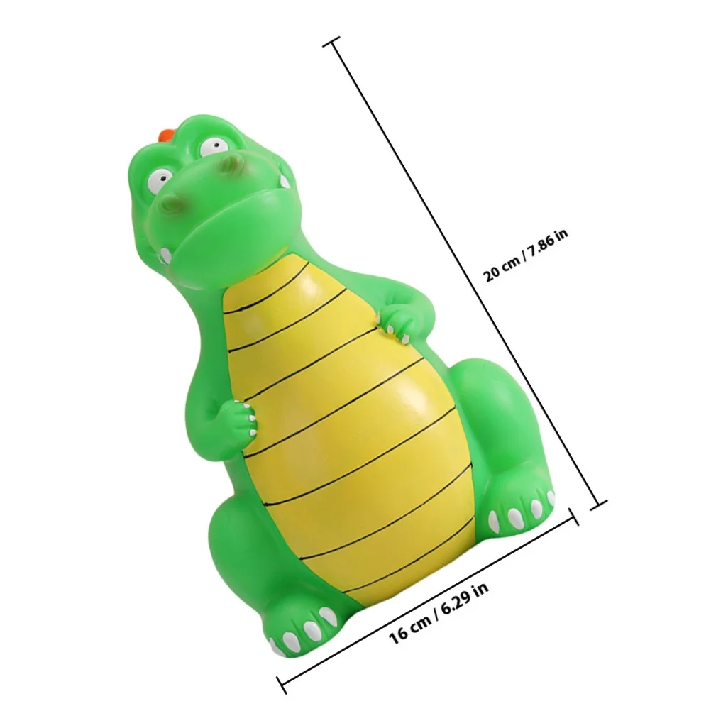 Tirelire dinosaure de dessin animé, Adorable tirelire, Pot d'argent, conteneur d'épargne pour enfants, ornement de bureau décoratif, boîte à monnaie de dessin animé