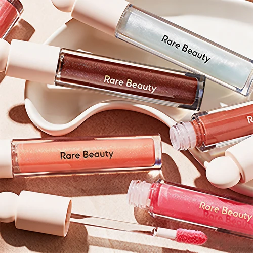 RARE Beauty, Nuevo Producto de Moda, Brillo Labial Líquido Luminoso, Brillo Labial con Purpurina, Lápiz Labial de Larga Duración, Rubor Hidratante, Cosméticos
