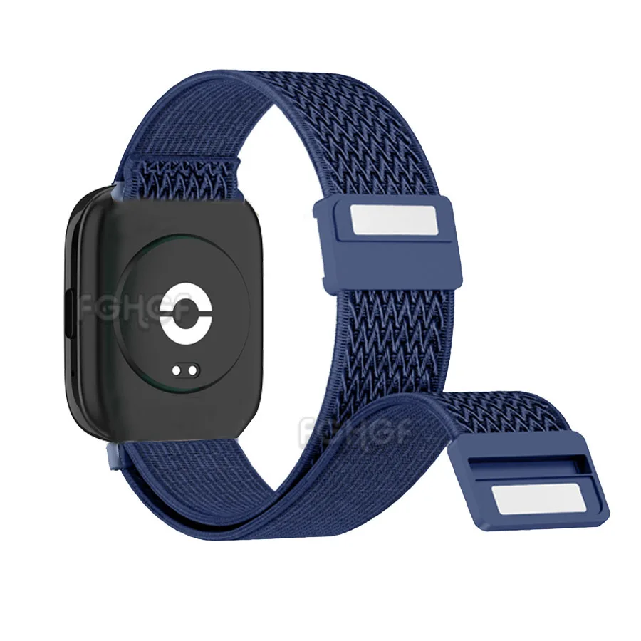 Correia elástica de nylon para Redmi Watch 3, pulseira ativa, fivela magnética, pulseira para Xiaomi Redmi Watch 3 Active Lite