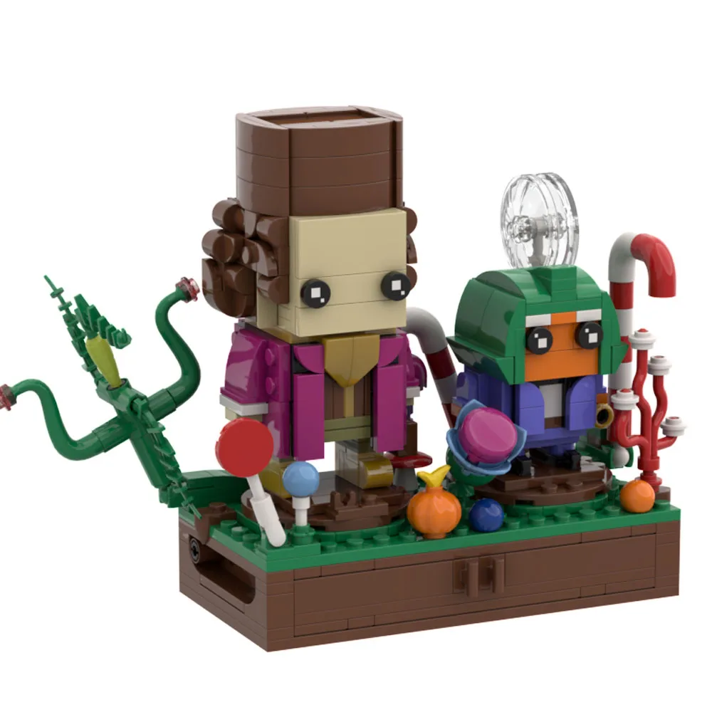 

Набор строительных блоков BlockMasters Chocolate Maker, шоколадные рабочие строительные игрушки, коллекционный подарок для любителей кино, детей и взрослых