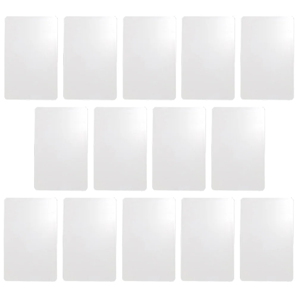 

50 Pcs Blank Card Labels for Food Containers Canning Id Plastic Pendant Hand-painted Craft Cards Unique DIY Tag Home