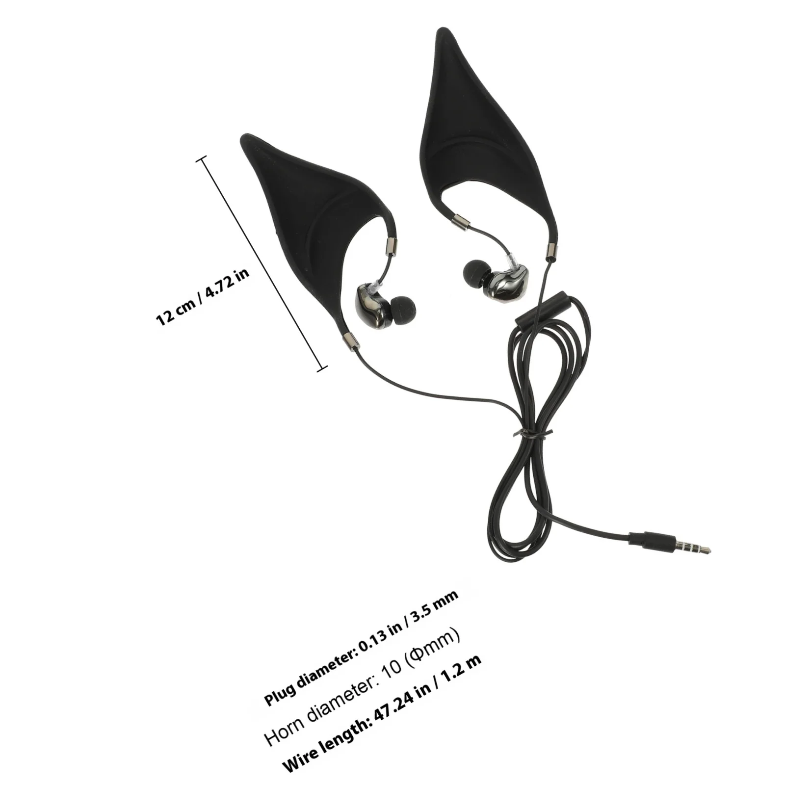 Elf سماعات أذن ستيريو سلكية داخل الأذن، ميكروفون للحد من الضوضاء، مكالمات واضحة، هاتف لوحي، ملابس طويلة، قابس مريح