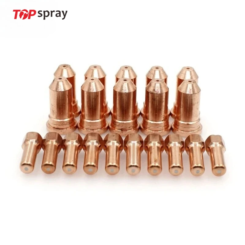 For PT100 PT-100 IPT-100 Plasma Cutter Torch OEM PKG/20 Electrode 1.0mm 1.2mm 1.4mm 1.5mm 1.6mm Nozzle Tip