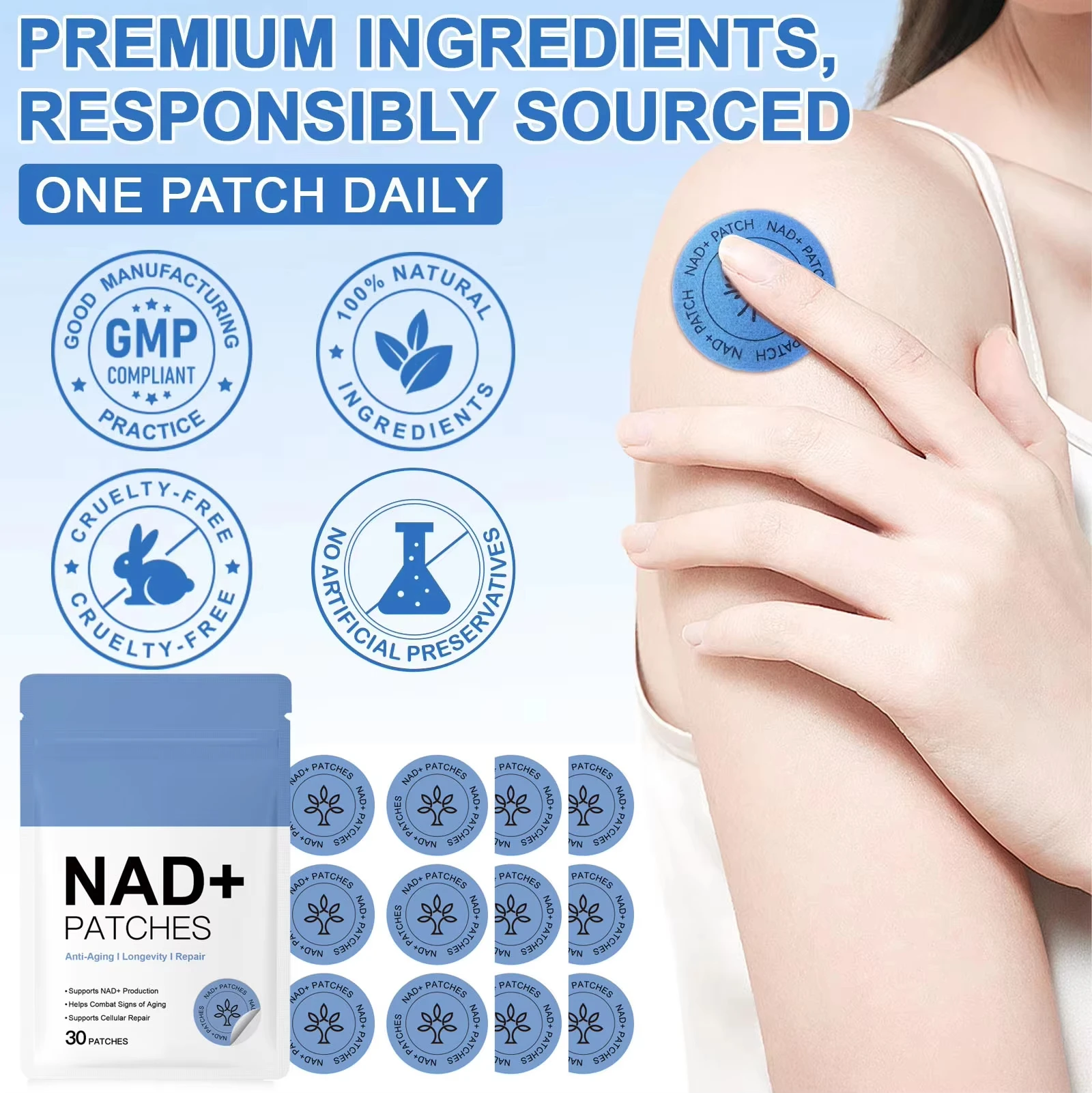 NAD+ Weight Management Assista - Heavy Equipment Stickers ulasan dan harga