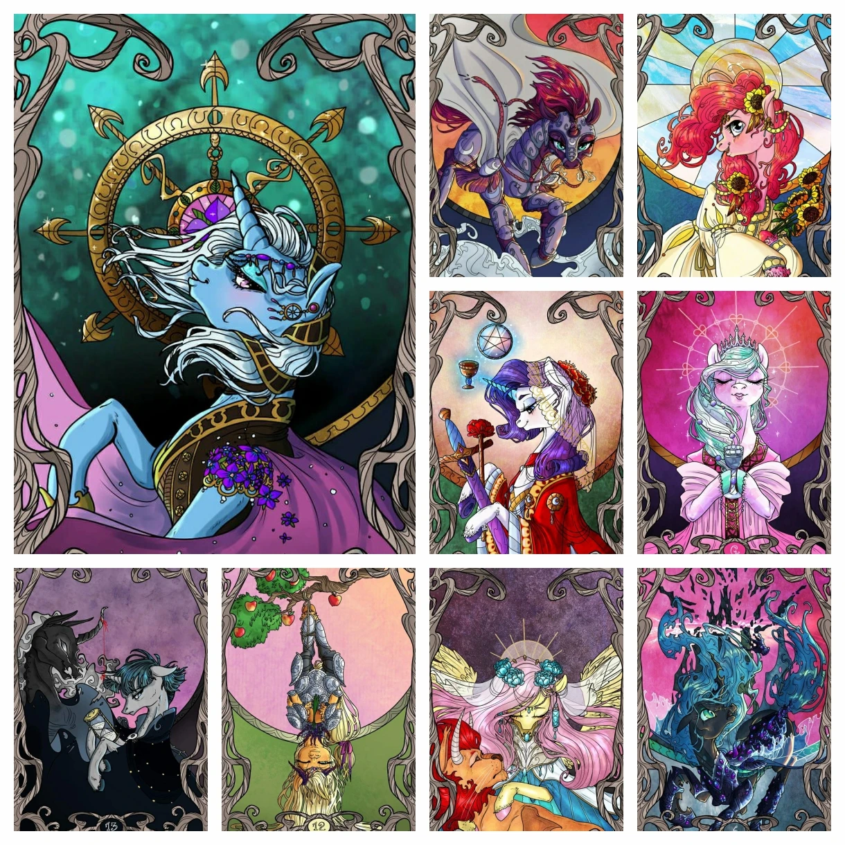 

Новинка 2024 года, мой маленький пони, 5d алмазная живопись, вышивка крестиком, милый мультяшный единорог, мозаичная вышивка, домашний декор, детский подарок, поделки