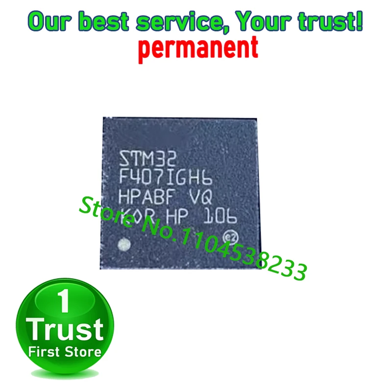 

5PCS/LOT STM32F407IGH6 BGA176 STM32F103C68N STM32F411VEH6 BGA Trust First in stock