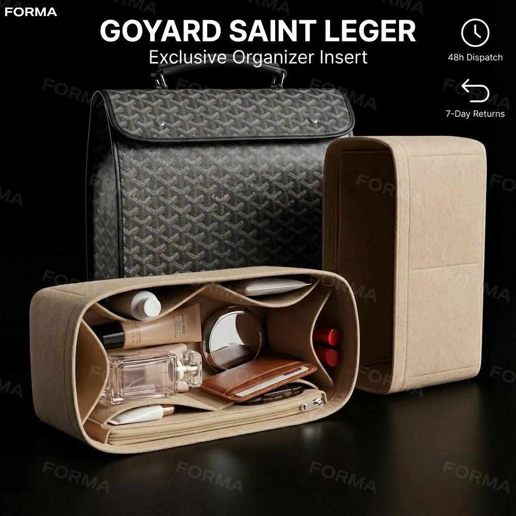

Inner Purse Organizer Insert Fit Goyard Saint Leger Bag Tote Shaper Liner Inner Purse Divider Laptop Compartment Protector