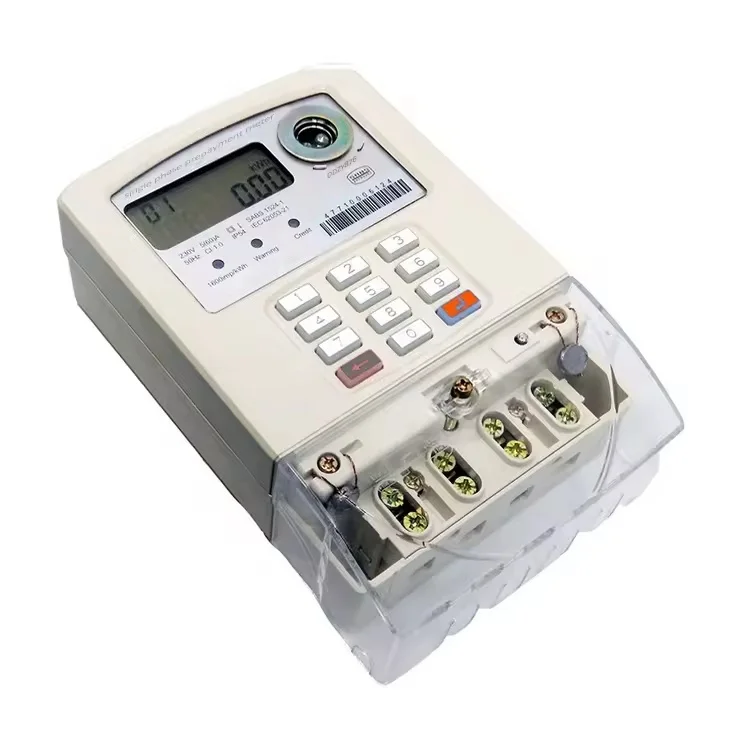 2025 Single-Phase 220V 230V Smart Energy Meter Split Type Prepay Keypad STS Prepaid Smart Energy Meter