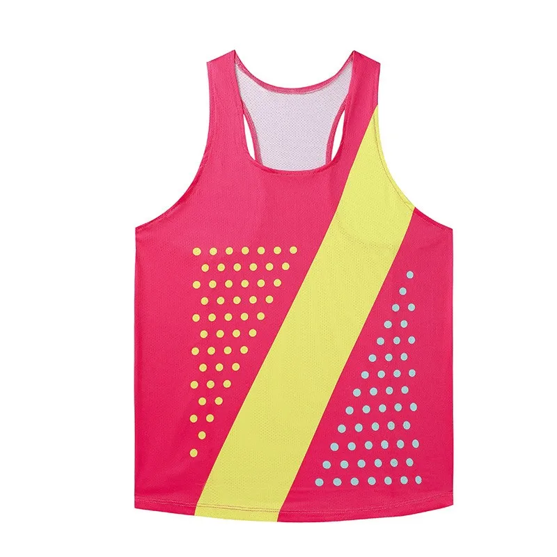 Volwassen Mannen Vrouwen Running Outdoor Shirts Strakke Gym Tank Top Fitness Mouwloze T-shirts Sport Oefening Basketbal Marathon Vest B6